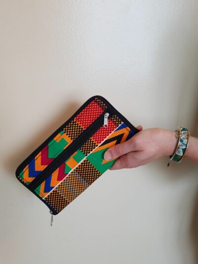 tote bag kente multicolore