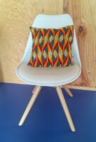 coussin wax wavy multicolore