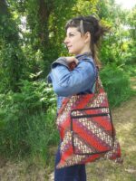 tote bag pliable rouge