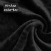 minkee oeko tex noir